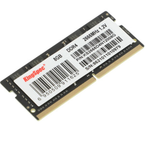 оперативная память 8gb ddr4 sodimm kingspec ks2666d4n12008g