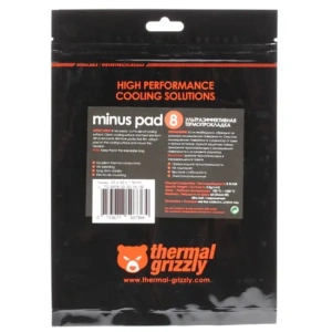 термопрокладка thermal grizzly minus pad 8 tg-mp8-30-30-20-1r 30x30x2,0 mm 