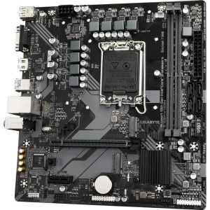 материнская плата gigabyte b760m h ddr4  socket 1700, intel®b760, 2xddr4-3200, d-sub+hdmi, 1xpci-ex1