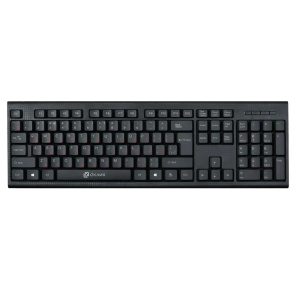 клавиатура oklick 120m black usb 1083044 мембранная, клавиш - 104, usb type-a, черный