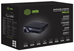 проектор cactus cs-pro.02b.wuxga lcd 3000lm 2000:1 (30000час) 2xusb typea 2xhdmi 4.2кг
