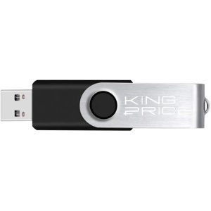 флешка usb 16гб kingprice kpfd2 kpfd2a016abk usb2.0 черный