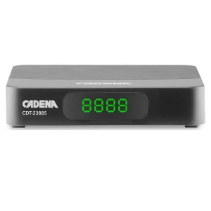 тюнер (цифровой ресивер) cadena cdt-2388s черный