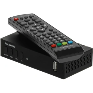 тюнер (цифровой ресивер) starwind ct-240 черный