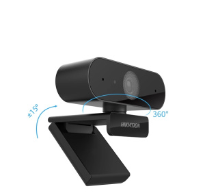вебкамера web hikvision ds-u02p черный 2mpix usb2.0 с микрофоном , автофокус