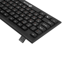 проводная клавиатура и мышь oklick 620m клав:черный мышь:черный usb