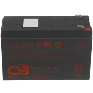 аккумулятор 12v/9ah, csb ups12460 f2 12в 9ач
