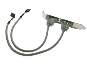 дополнительный выход на usb 2.0 2 порта  для внутреннего соединения с материнской платой espada ebrc