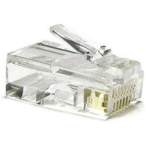коннектор rj-45 cat. 6 hyperline plug-8p8c-u-c6-100  1 шт 
