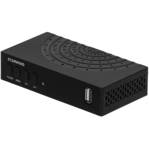 тюнер (цифровой ресивер) starwind ct-240 черный