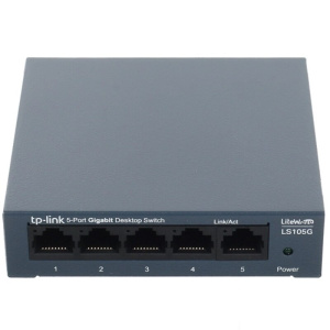 коммутатор tp-link ls105g 5 портовый гигабитный