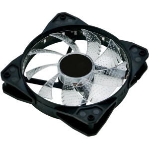 вентилятор оклик og-cf120rgb2-bk rgb 120х120x25 черный 3-pin 4-pin (molex) ret