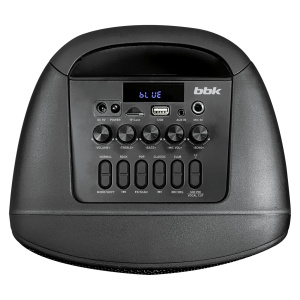 колонка портативная bbk bta802 2.0 черный 50вт