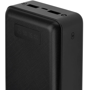 внешний аккумулятор buro bpf30d 30000mah qc4.0/pd3.0 22.5w 4.6a 2xusb-a/usb-c черный (bpf30d22pbk)