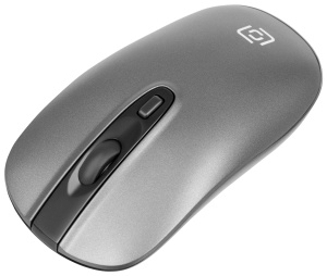 беспроводная клавиатура и мышь oklick 300m серый/черный usb slim (1488402)
