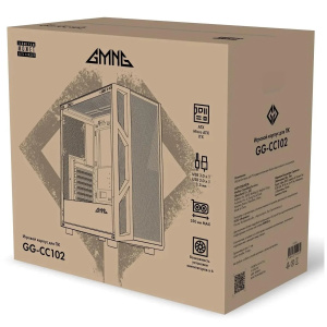 корпус gmng gg-cc102 черный без бп atx