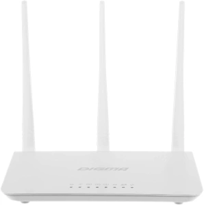 wi-fi роутер digma dwr-n302 3 антенны 4xlan 2.4ггц
