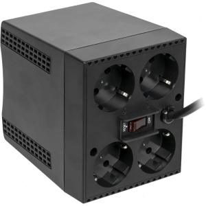 стабилизатор напряжения powercom tca-1200 (4 euro) релейный, 1200ва/600 