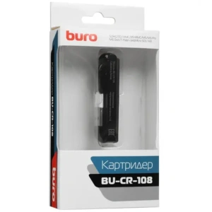 картридер buro bu-cr-108 черный