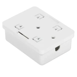 розетка компьютерная настенная  rj-45 5 кат. hyperline sb1-1-8p8c-c5e-wh