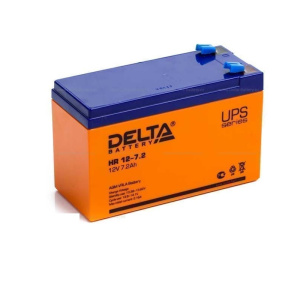 аккумулятор 12v/7.2ah, delta hr 12-7.2 12v7.2ah 