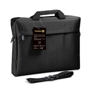 сумка для ноутбука 15" exegate start s15 black, черная, полиэстер, для ноутбуков до 15.6"
