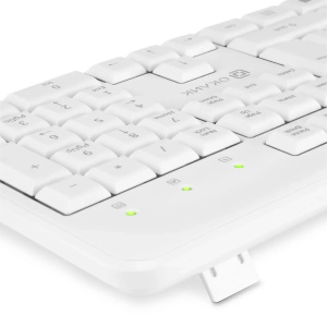 клавиатура oklick 305m белый usb multimedia 1875227