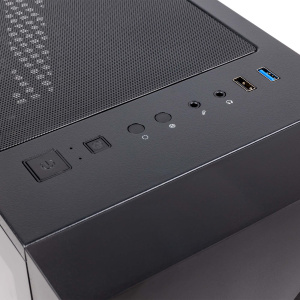 корпус hiper cyclops br черный без бп atx 