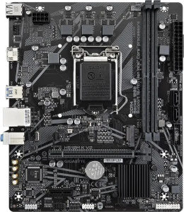 материнская плата gigabyte h510m k v2 soc-1200 intel h470 2xddr4 matx ac`97 8ch(7.1) gblan+hdmi