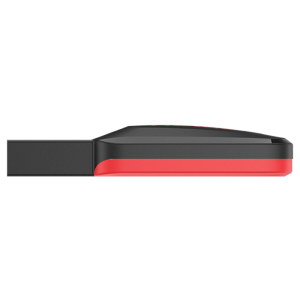 флешка 4гб netac nt03u197n-004g-20bk 4gb u197 usb2.0 черный/красный
