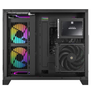 корпус formula crystal z6m floe черный без бп matx 4x120mm 2xusb3.0 audio bott 3 вентилятора в компл