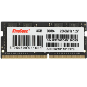 оперативная память 8gb ddr4 sodimm kingspec ks2666d4n12008g
