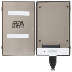 мобил рек внешний hdd sata 2,5" usb 3.1 agestar 3ubcp1 black