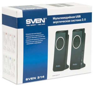 колонки sven 314  2.0  2x2 вт