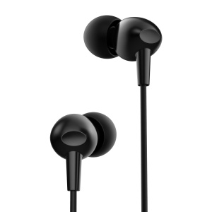 наушники havit e48p black вставные, проводные, с микрофоном, 1.2м разъем 3,5мм