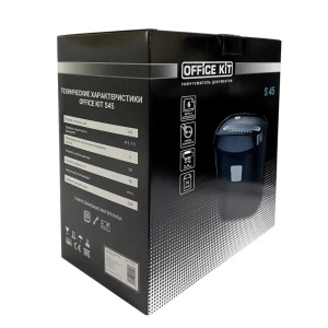 уничтожитель бумаг office kit s45 2x9 (din p-5 t-5) 4 класс секретности 