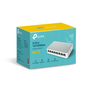 коммутатор tp-link tl-sf1008d hub  switch 10/100mb 8 портовый