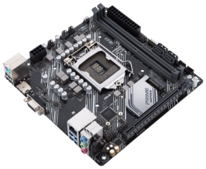 материнская плата asus prime h410i-plus/csm s1200 mini-itx 2xddr4 pciex16 m.2 vga hdmi glan