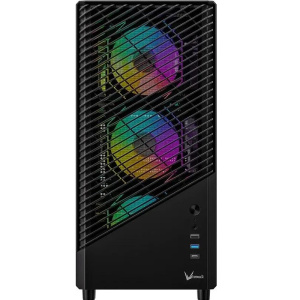 корпус formula mana geometry черный без бп atx 