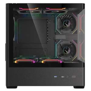 корпус formula crystal u1m cosmic черный без бп matx