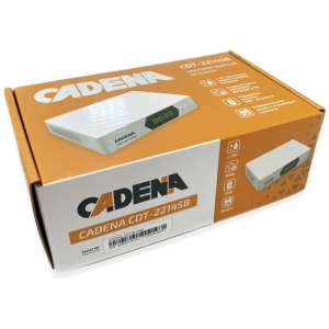 тюнер (цифровой ресивер) cadena cdt-2214sb белый
