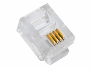 коннектор rj-11 6p6/4c (100шт)
