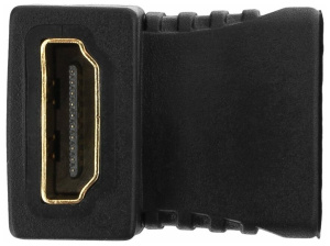 переходник hdmi f/f, (мама-мама) угловой