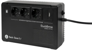 ибп systeme electriс bv bvse600rs 360вт 600ва черный