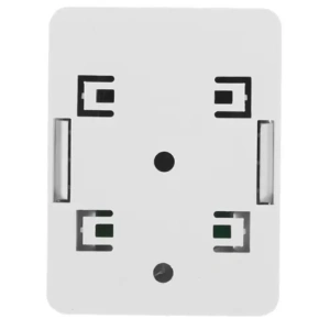 розетка компьютерная настенная  rj-45 5 кат. hyperline sb1-1-8p8c-c5e-wh
