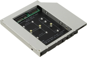 Адаптер оптибей Espada MS12 (optibay, hdd caddy) mSATA SSD to miniSATA 12,7мм для подключения SSD к 