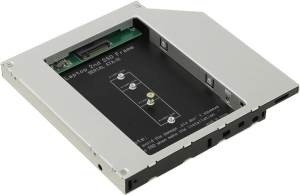 Адаптер оптибей Espada 12M2 (optibay, hdd caddy) NGFF (M.2) SSD to miniSATA 12,7мм для подключения S