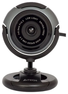Вебкамера A4 PK-710G серый 0.3Mpix USB2.0 с микрофоном