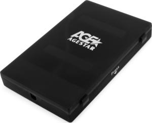 Мобил рек внешний HDD SATA 2,5" USB 2.0 AgeStar SUBCP1 Black
