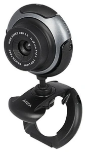 вебкамера a4 pk-710g серый 0.3mpix usb2.0 с микрофоном